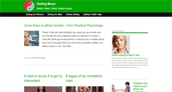 Desktop Screenshot of datingmuse.com