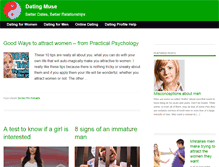 Tablet Screenshot of datingmuse.com